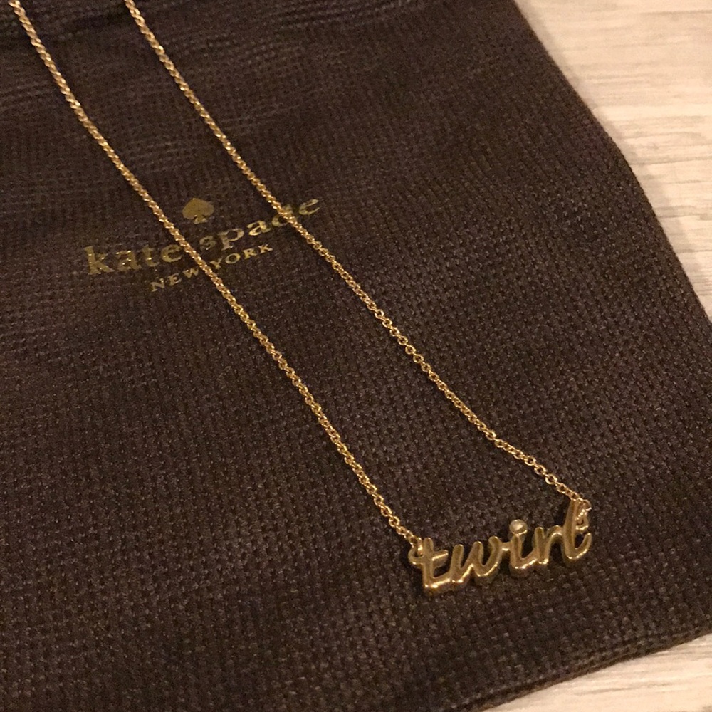 Kate Spade “twirl” necklace